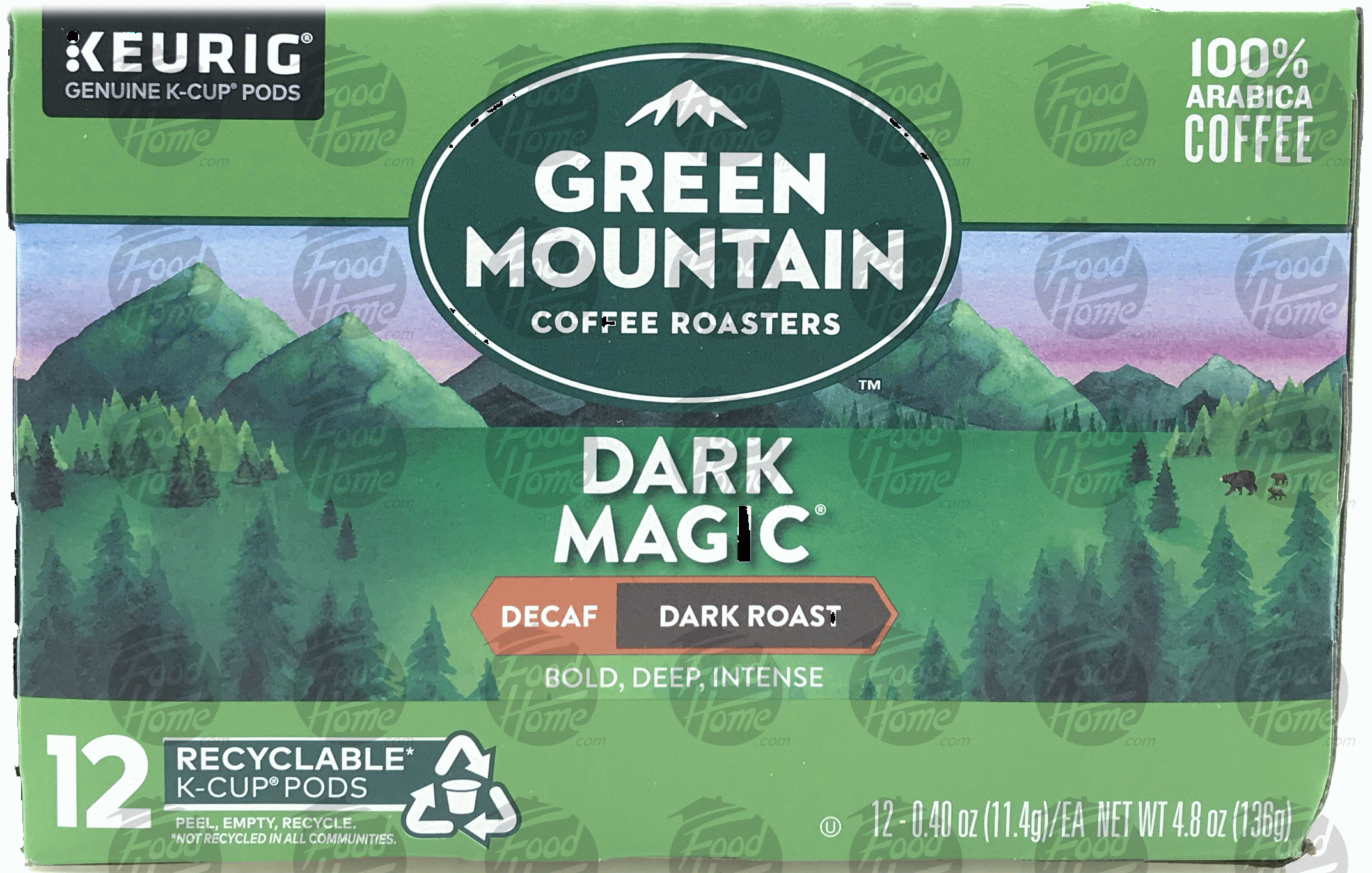 Green Mountain Coffee Roasters  dark magic dark roast coffee, 32 ct., box Full-Size Picture